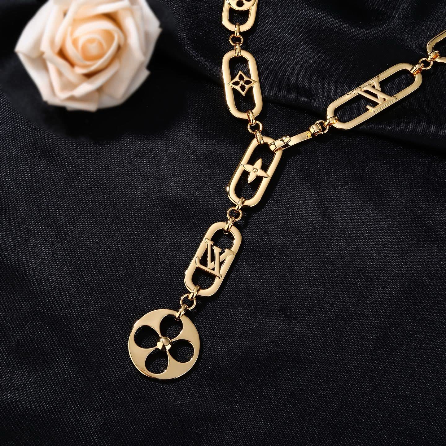 Louis Vuitton Gold Chain Belt